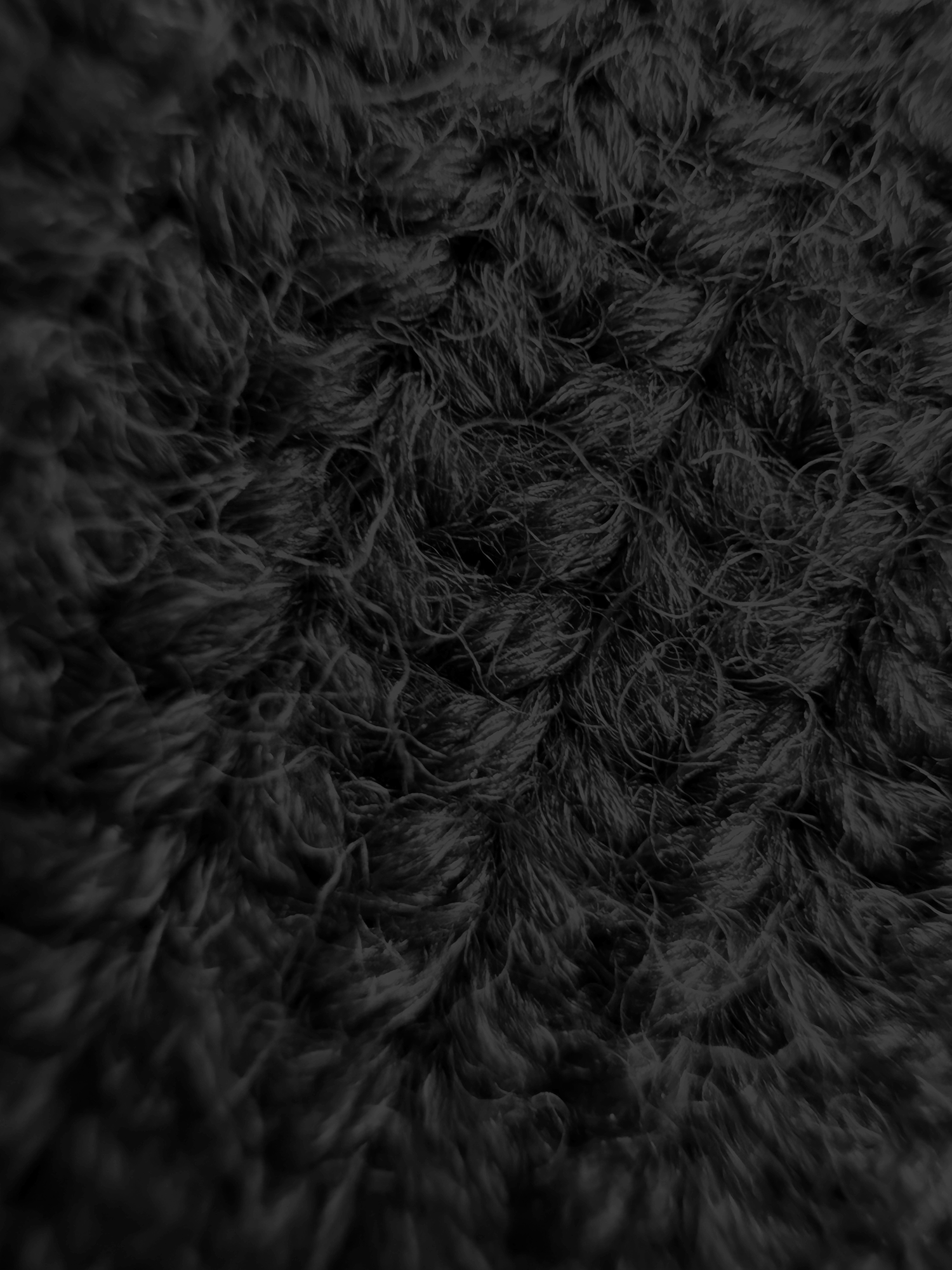 SEAMLESS MERINO SNOOD Gris Anthracite 