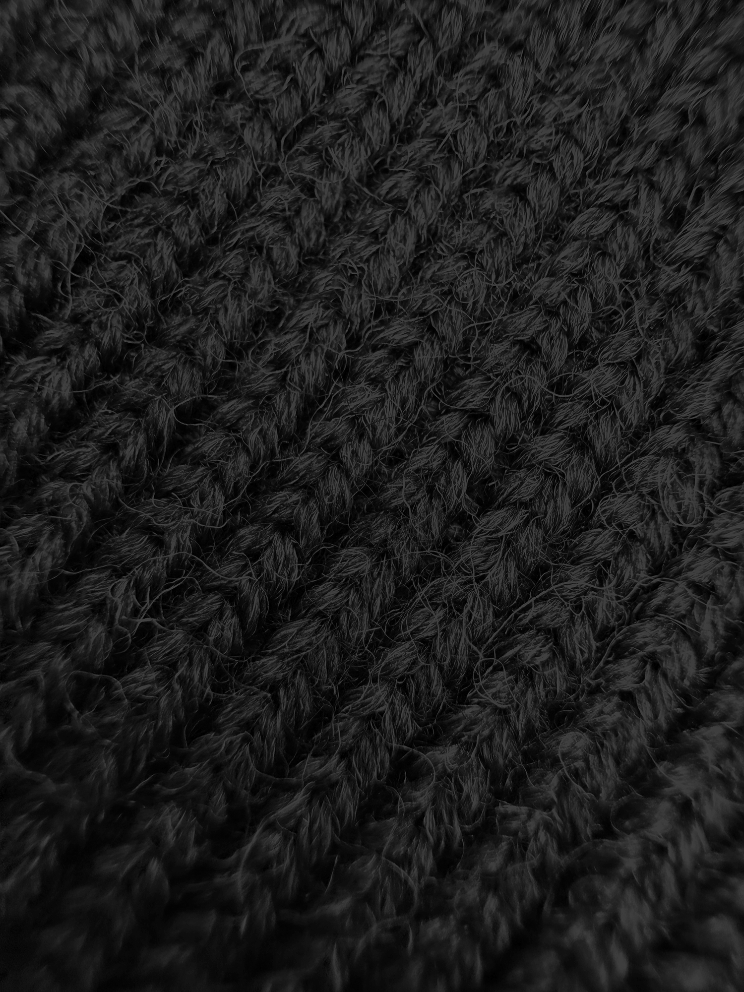 SEAMLESS MERINO SNOOD Gris Anthracite 