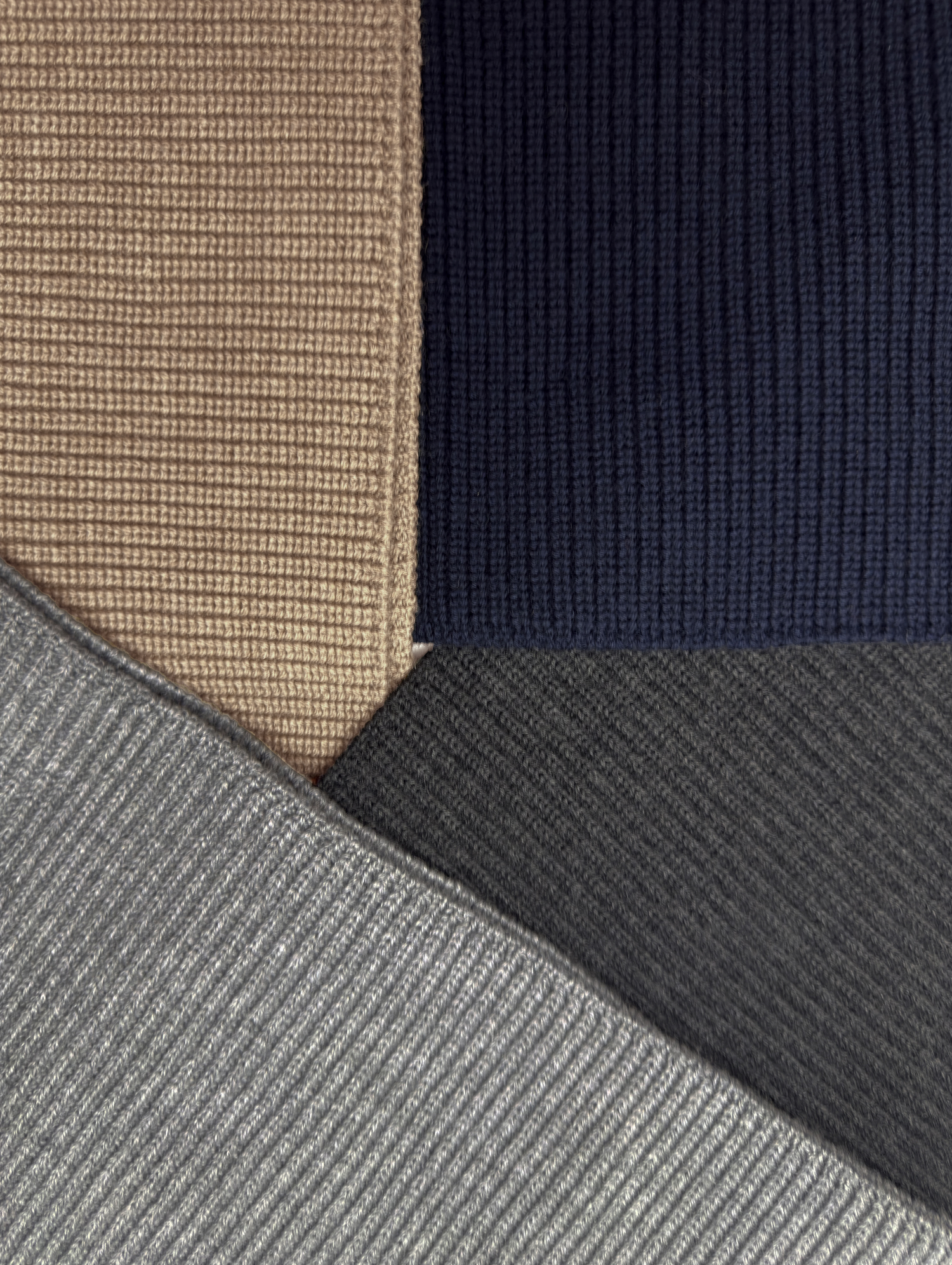 SEAMLESS MERINO SNOOD Gris Clair 