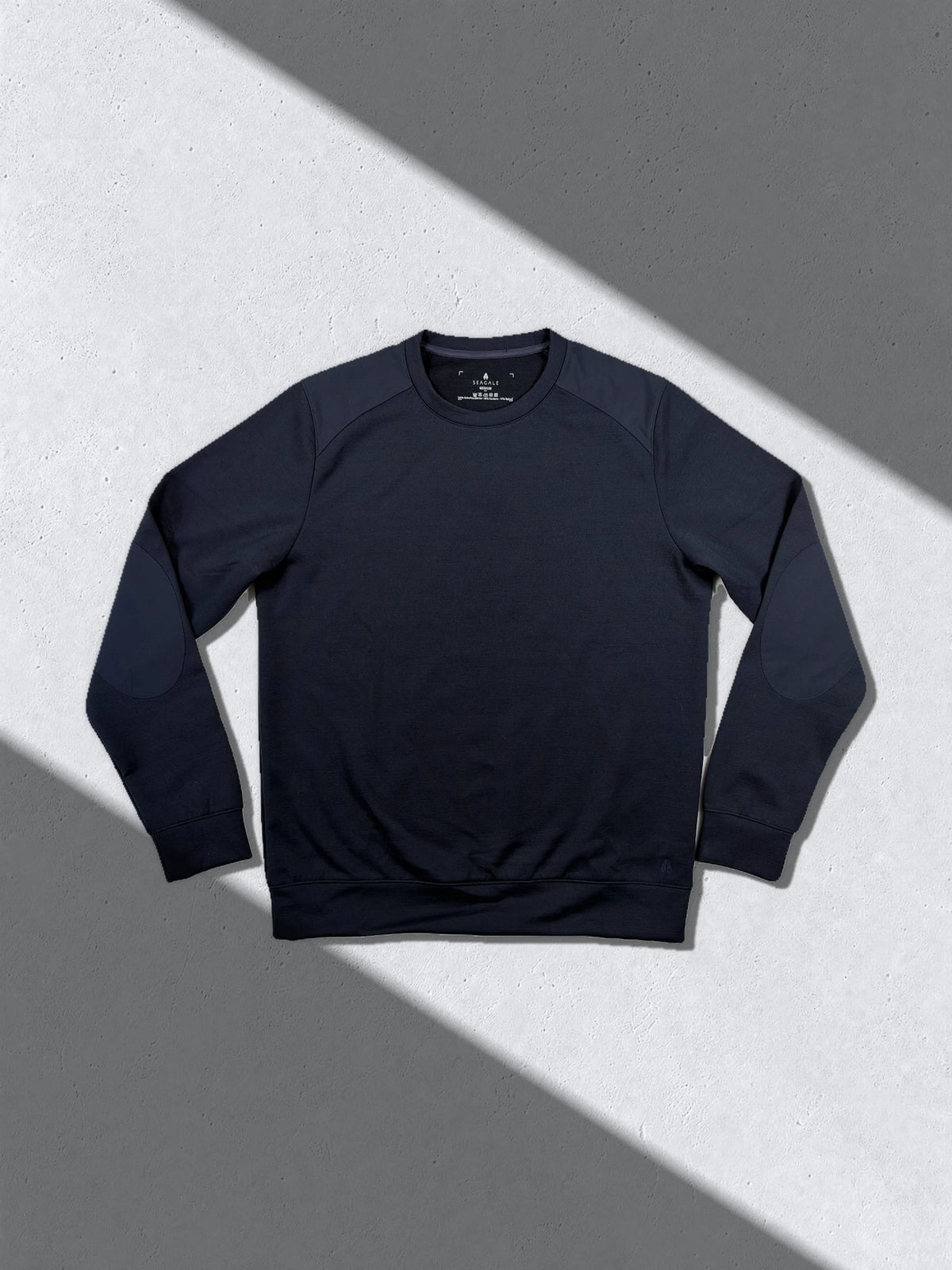 360 MERINO SWEATSHIRT Bleu chic  