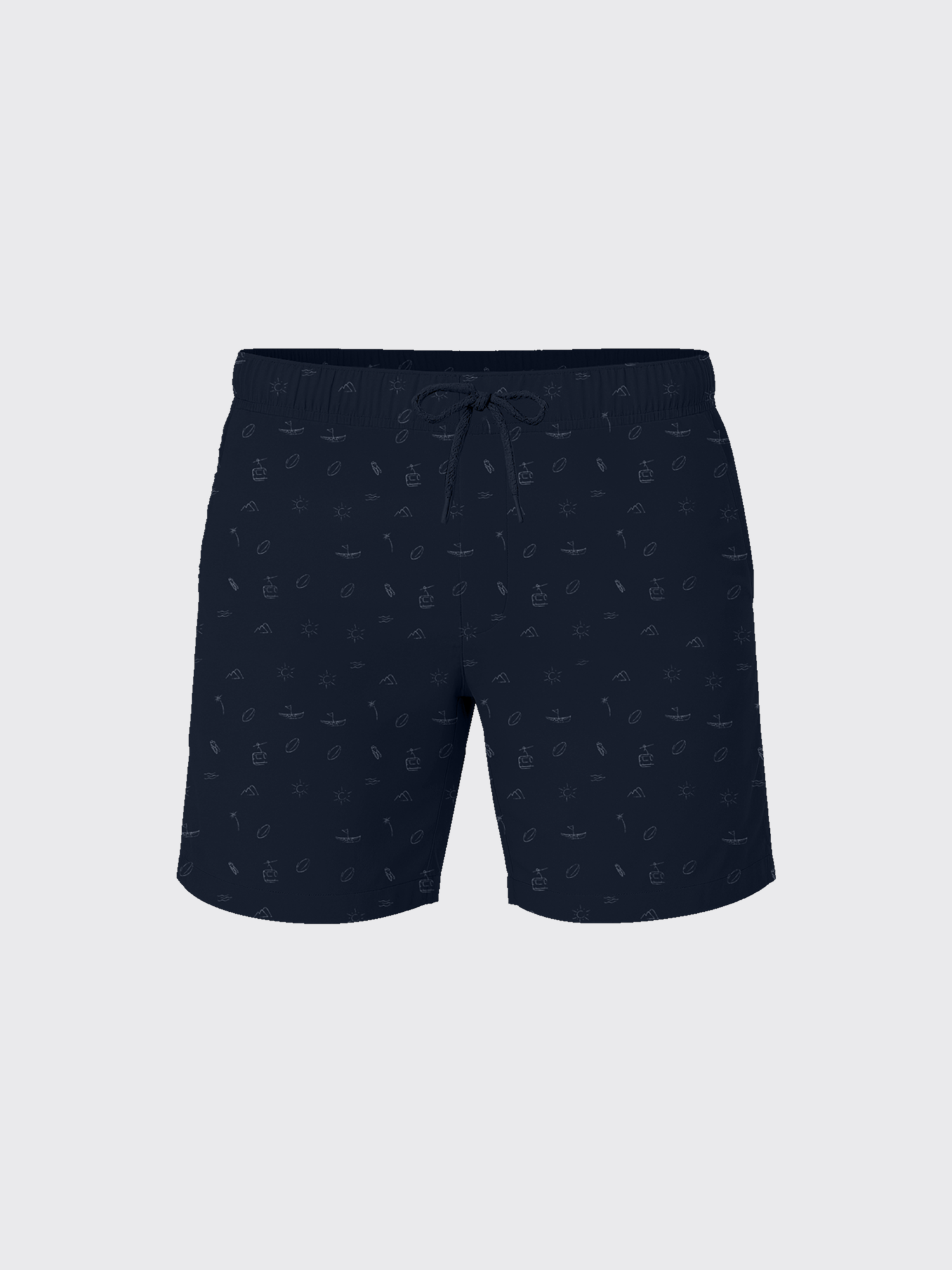 2-IN-1 KIDS SWIMSHORT Bleu Chic 