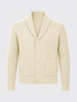 LAMBSWOOL CARDIGAN Blanc 