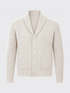 LAMBSWOOL CARDIGAN Gris Clair 