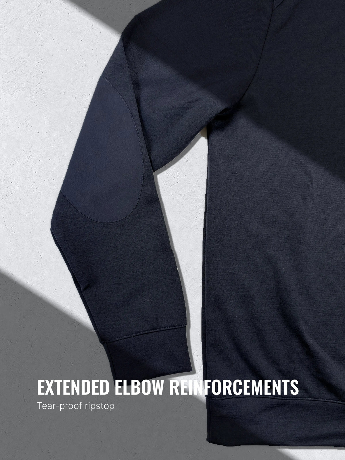 360 MERINO SWEATSHIRT Bleu chic  