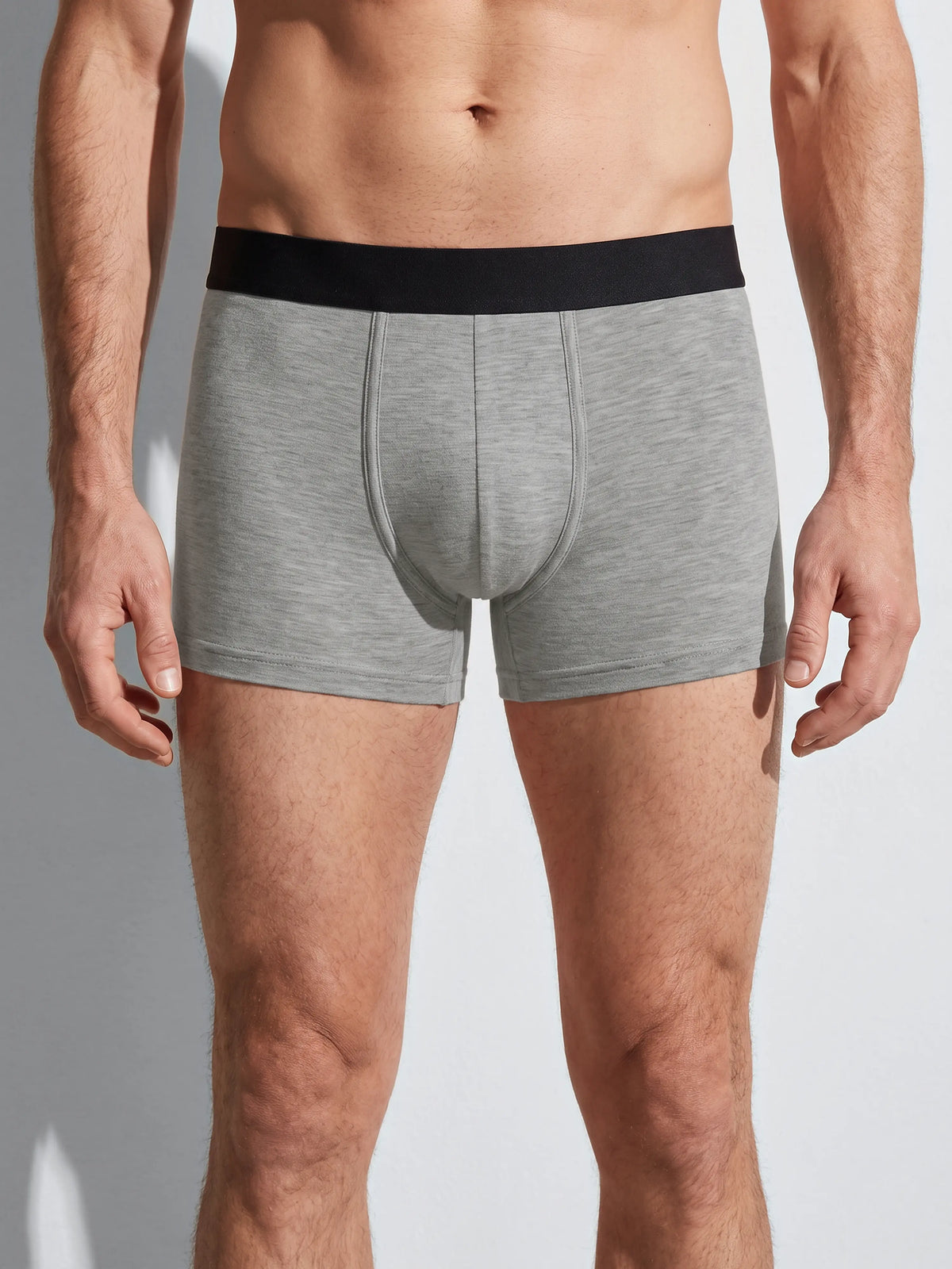 PERFORMANCE MERINO BOXER Gris clair 
