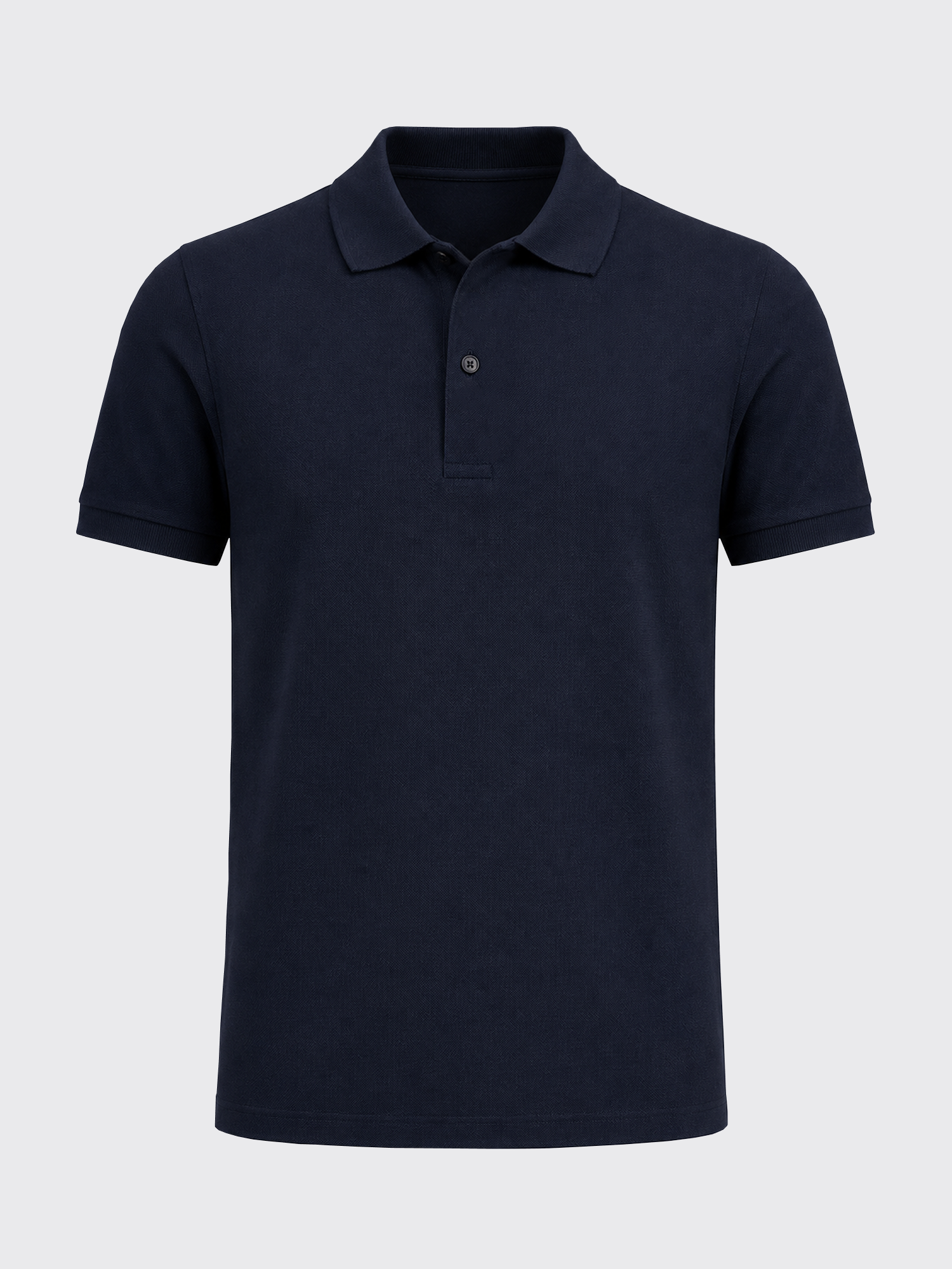 main out PERFORMANCE MERINO POLO  Bleu Chic 
