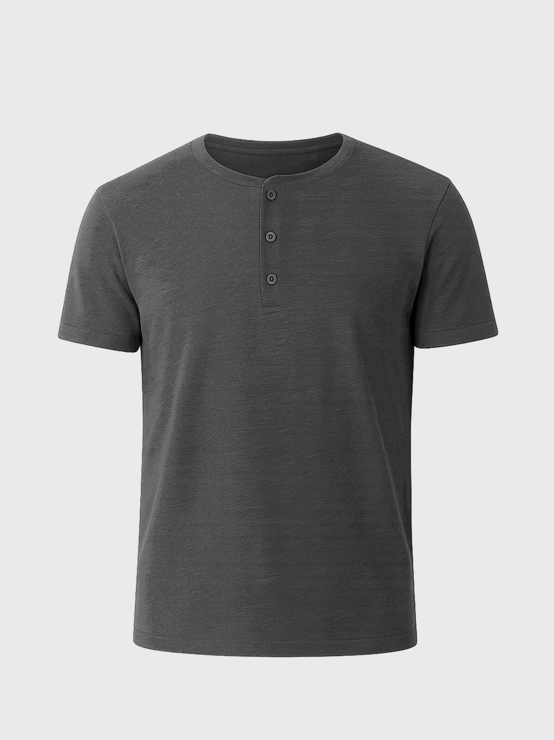 PERFORMANCE MERINO HENLEY Gris Clair 