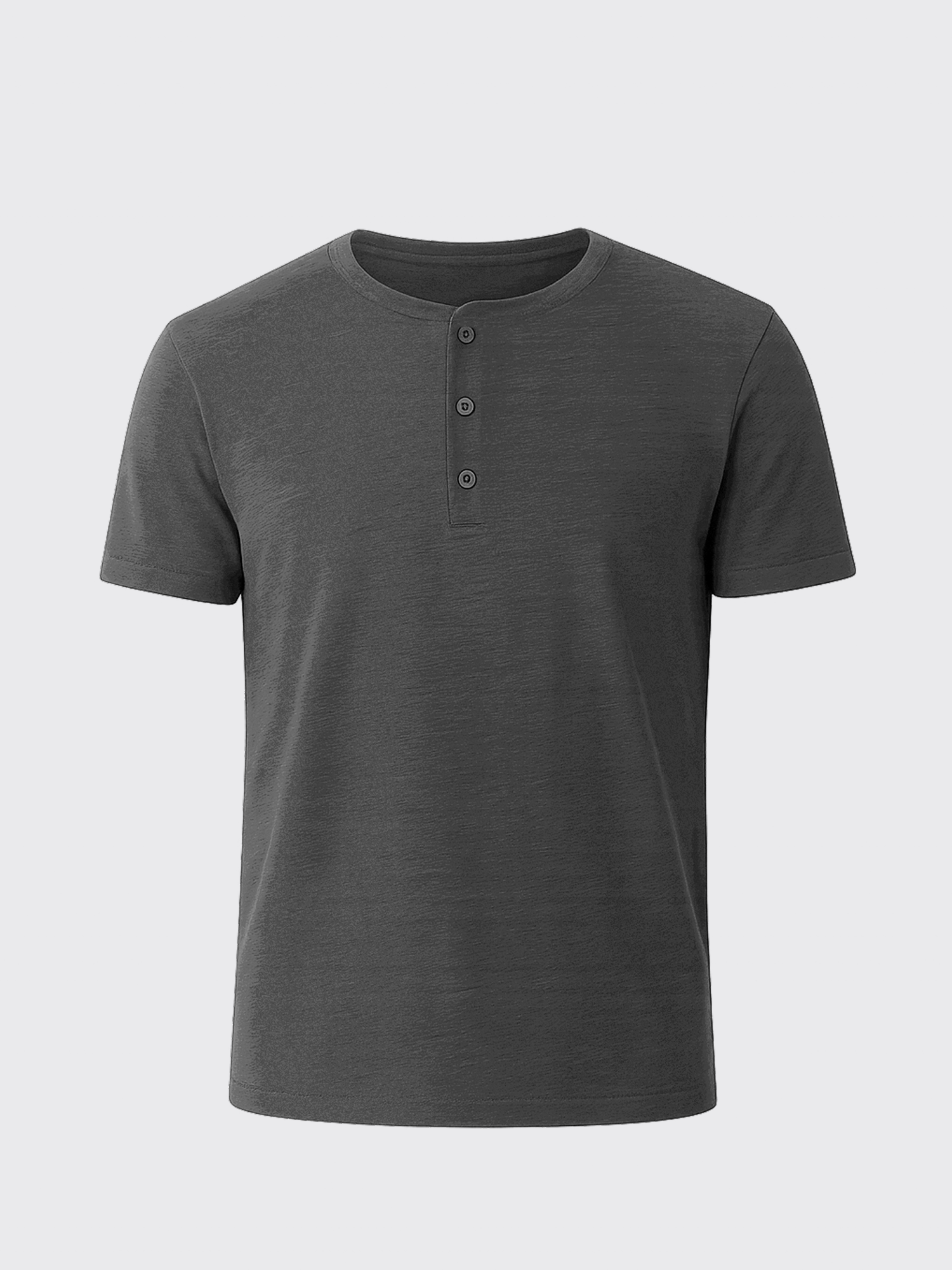 PERFORMANCE MERINO HENLEY Gris Clair 