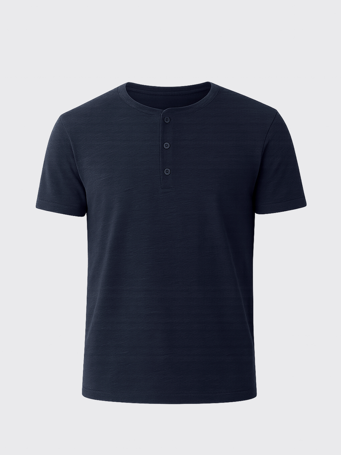 PERFORMANCE MERINO HENLEY Bleu Chic 