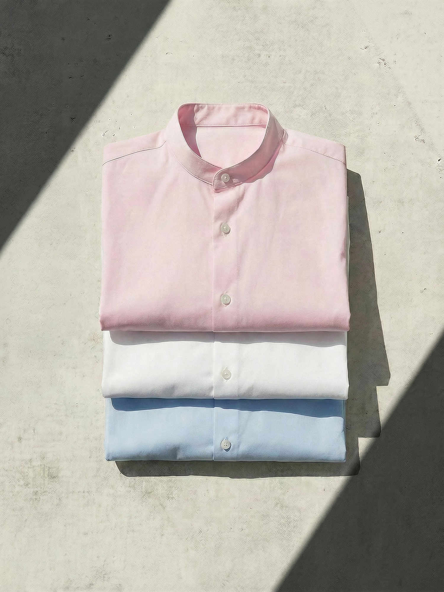 MAO STRETCH SHIRT Blanc 