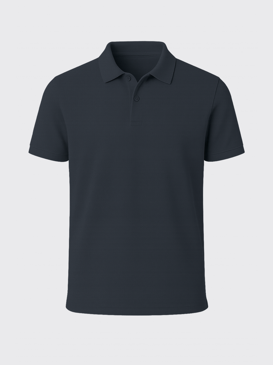 PIQUÉ MERINO POLO Bleu Gris 