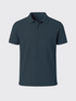 PIQUÉ MERINO POLO Bleu Petrole 