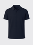 PIQUÉ MERINO POLO Bleu Chic 
