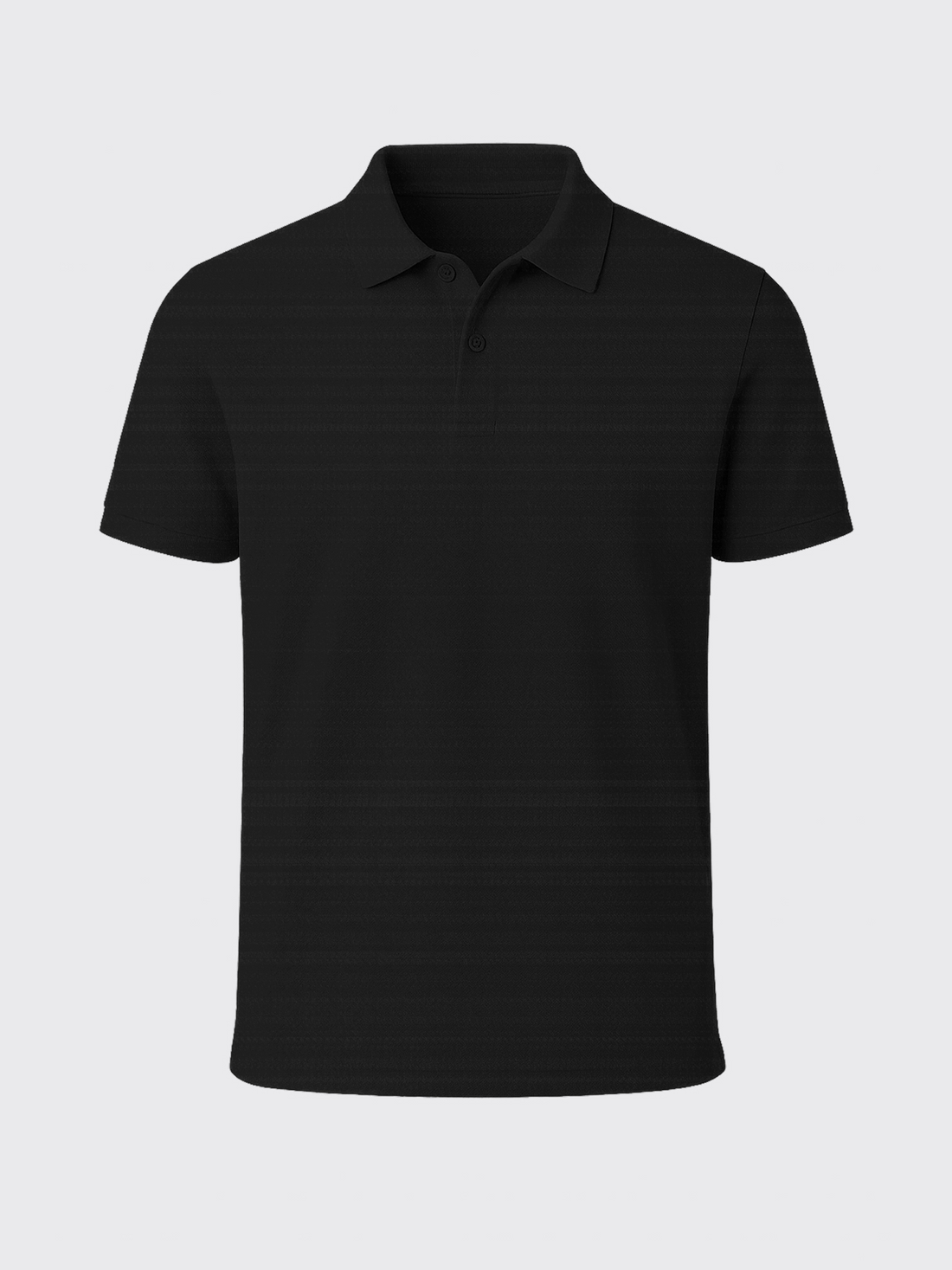 PIQUÉ MERINO POLO Noir 