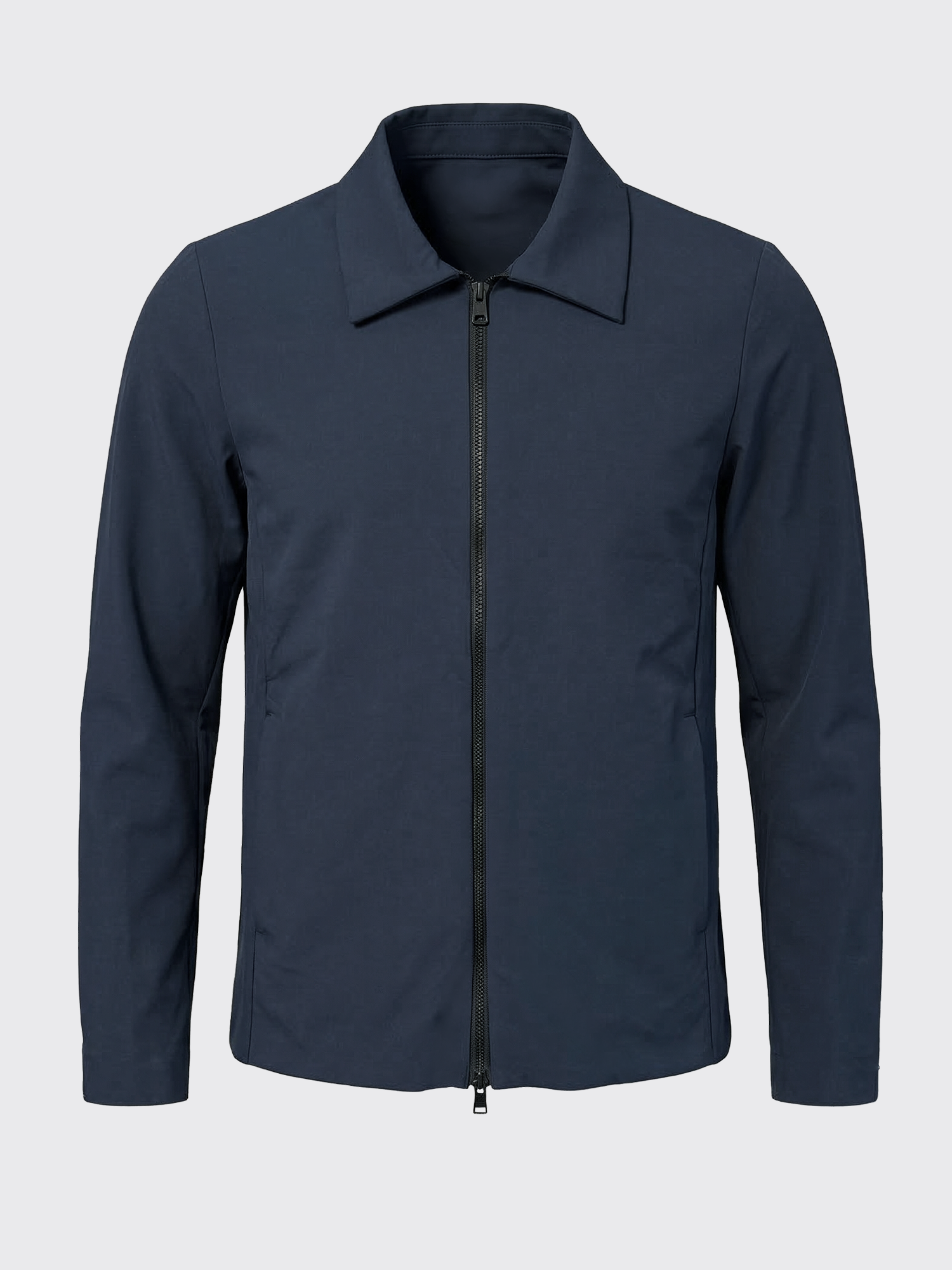 main out POWER MERINO JACKET Bleu Chic 