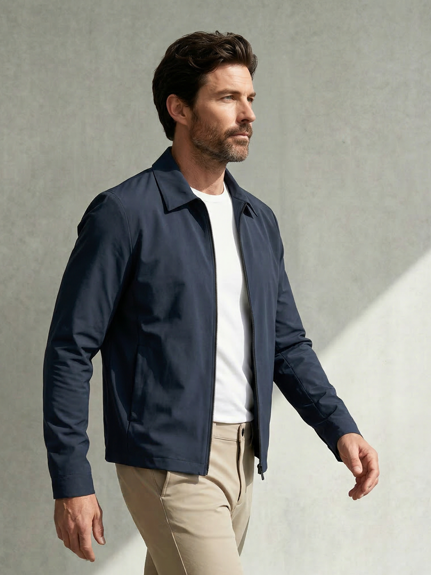 POWER MERINO JACKET Bleu Chic 