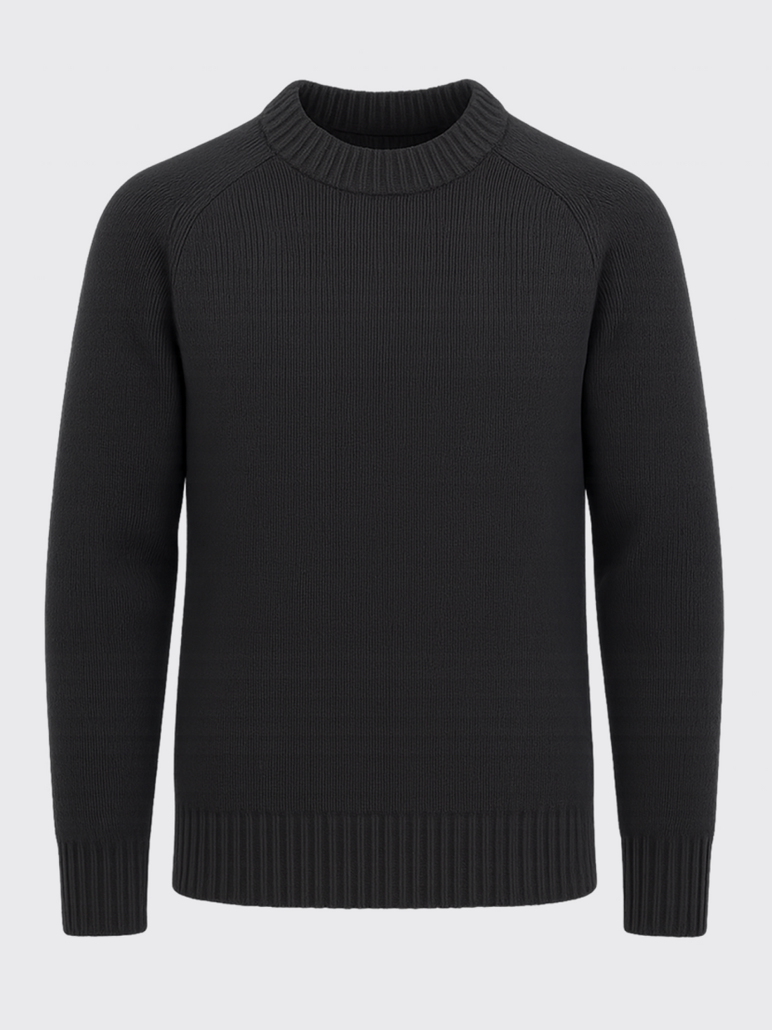 PREMIUM MERINO PULLOVER Gris Anthracite 