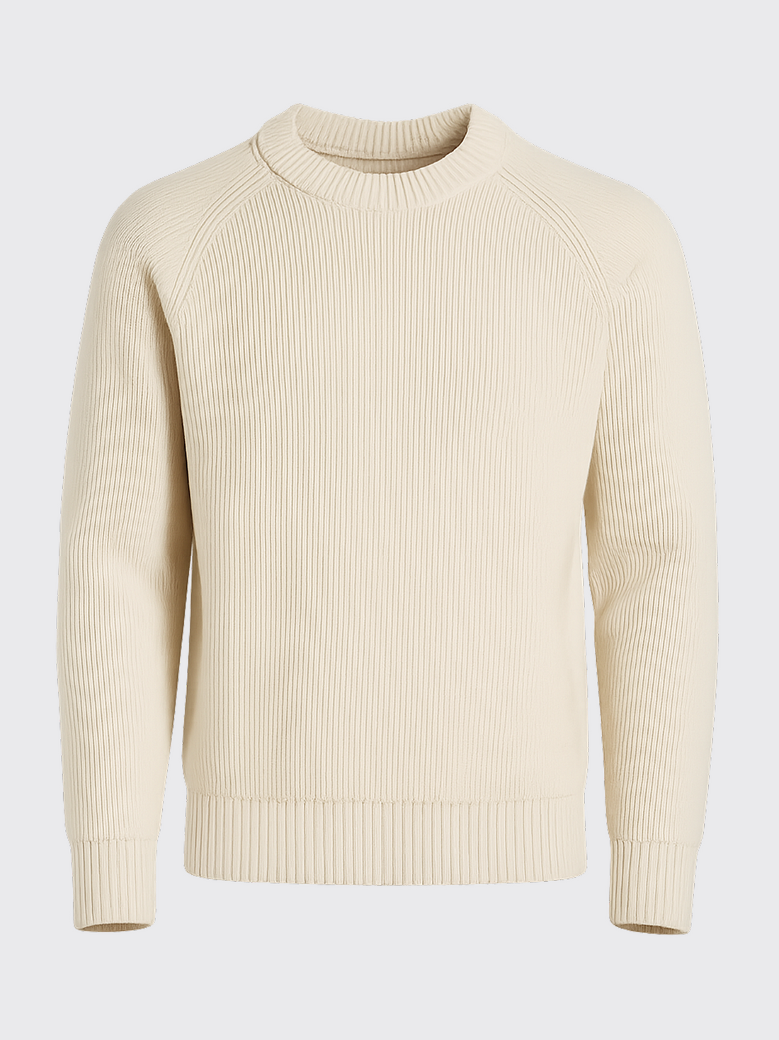 PREMIUM MERINO PULLOVER Ivoire 