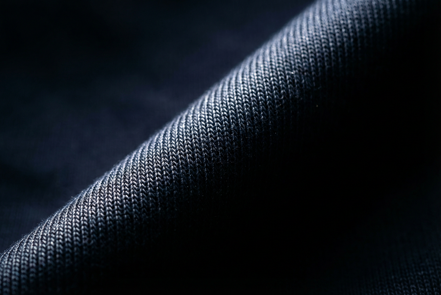 PURE MERINO LONG SLEEVES T-SHIRT Bleu chic  