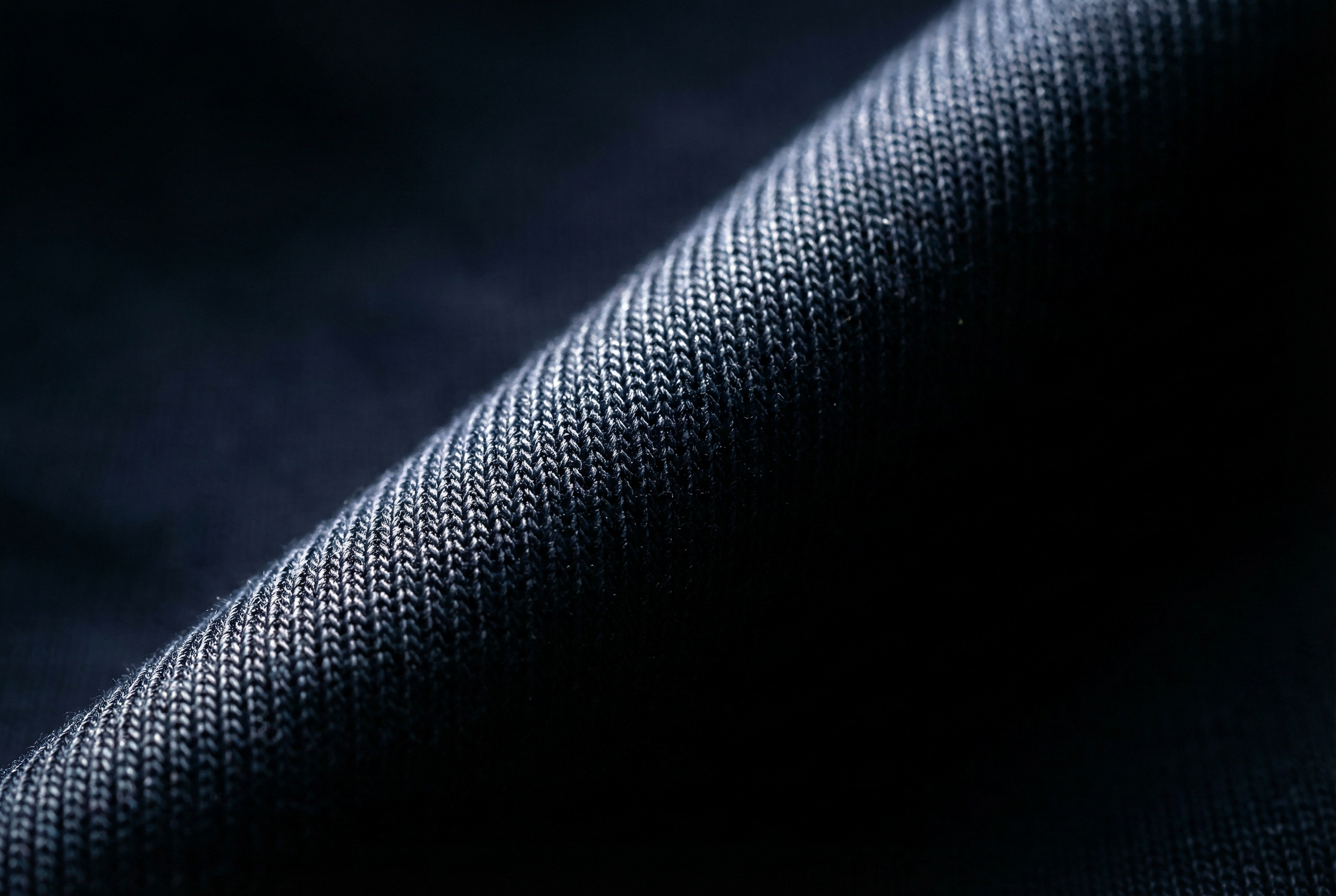 PURE MERINO LONG SLEEVES T-SHIRT Bleu chic  