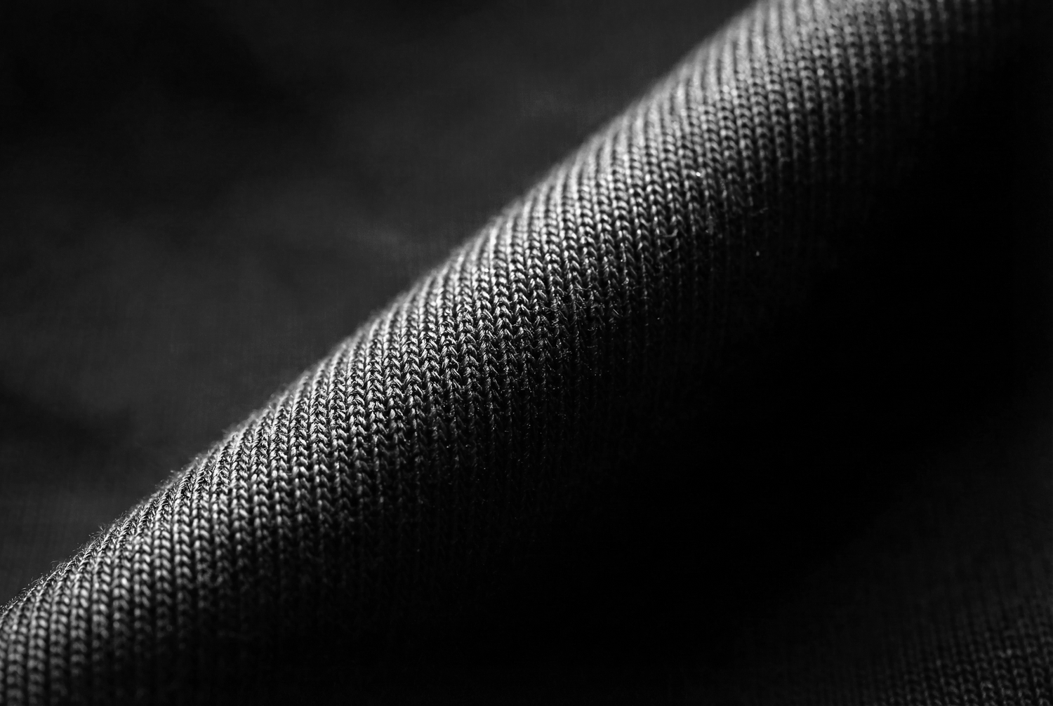 PURE MERINO LONG SLEEVES T-SHIRT Noir  