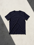 PURE MERINO T-SHIRT Bleu chic  