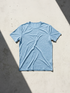 PURE MERINO T-SHIRT Bleu ciel 