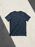 PURE MERINO T-SHIRT Bleu gris  