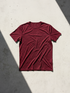 PURE MERINO T-SHIRT Bordeaux  