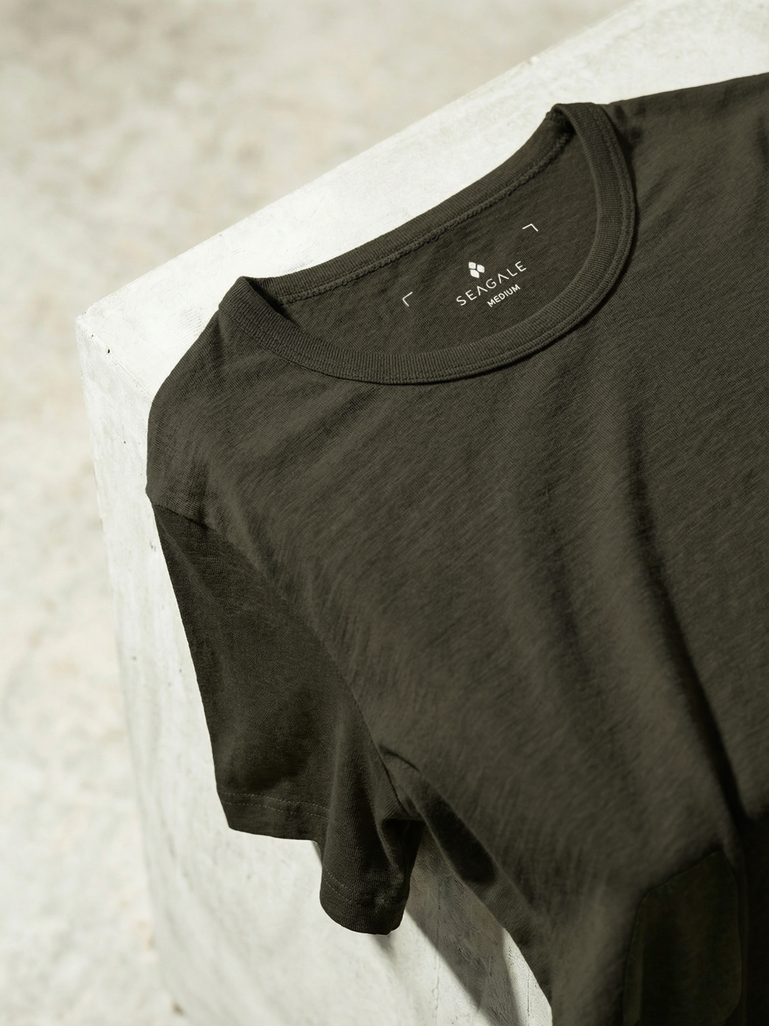 PURE MERINO T-SHIRT Kaki 