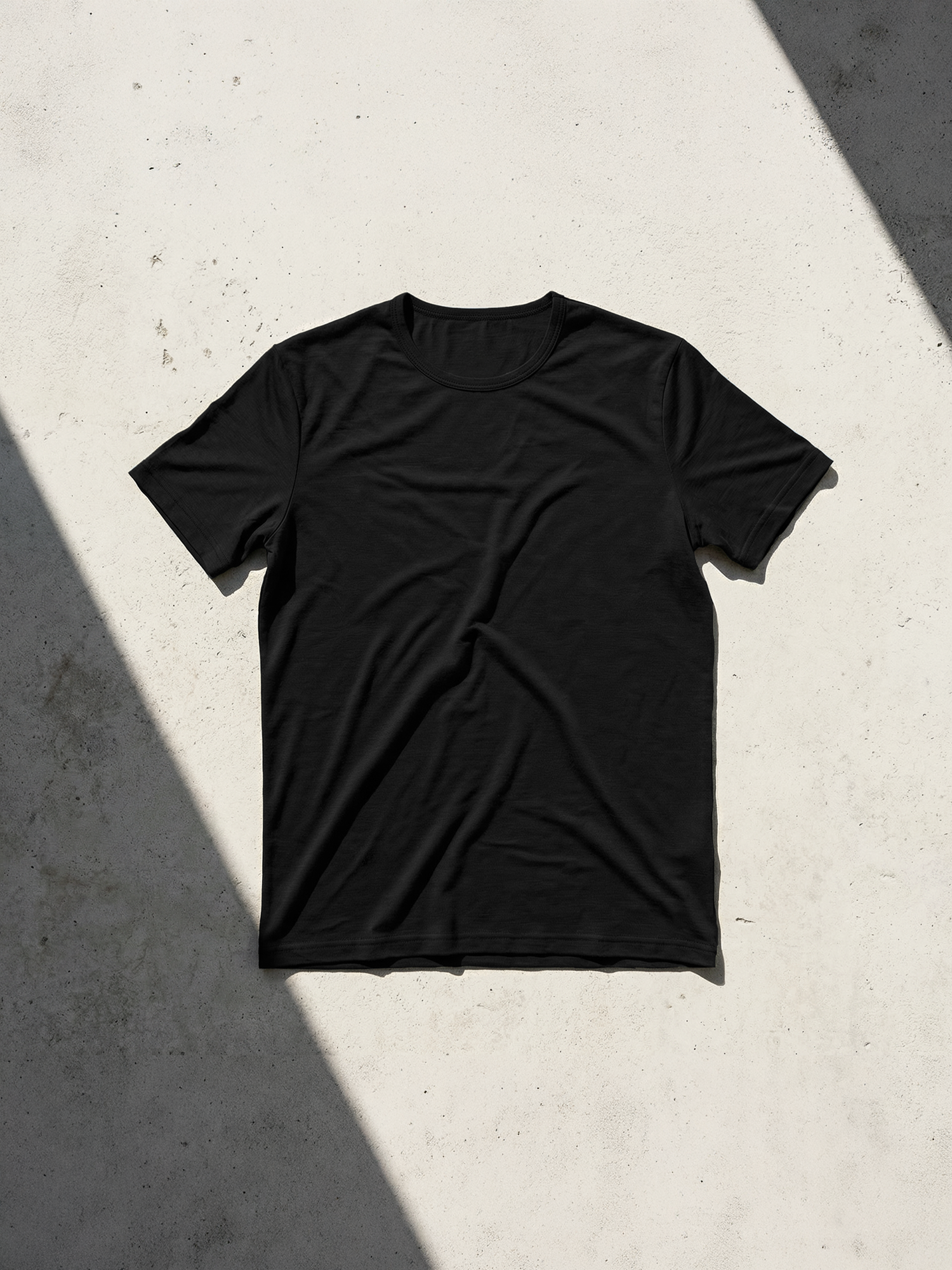 PURE MERINO T-SHIRT Noir 