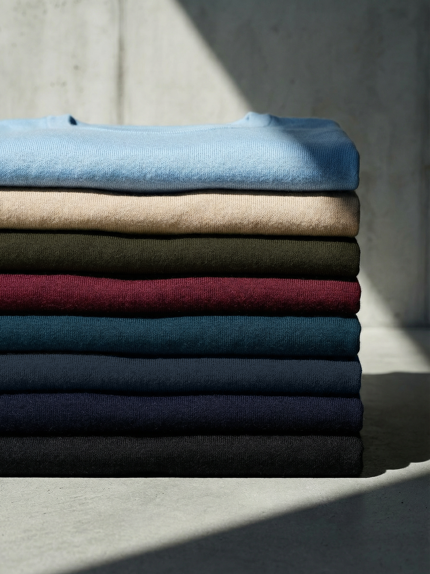 PURE MERINO T-SHIRT Noir 