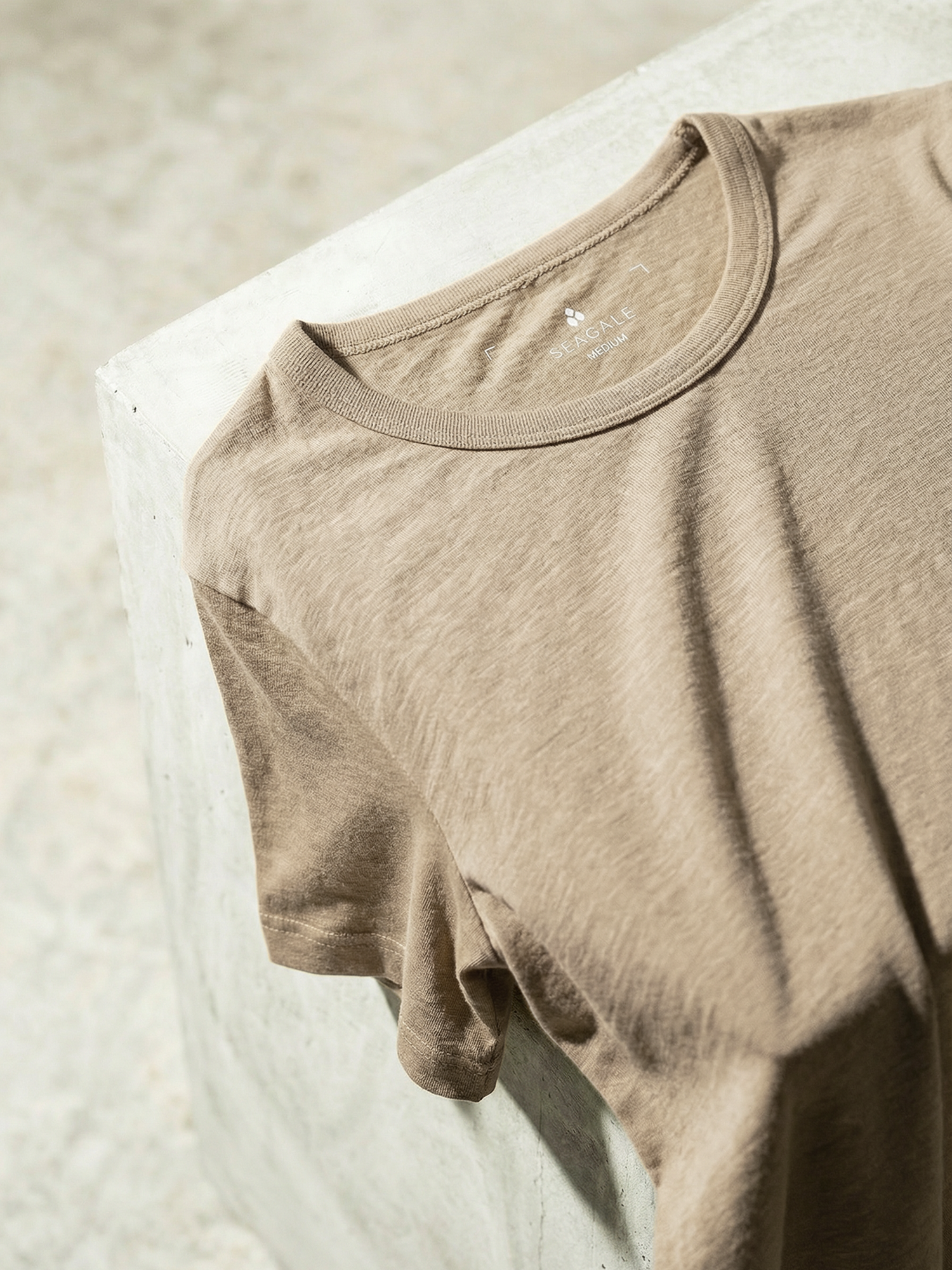 PURE MERINO T-SHIRT Sable 