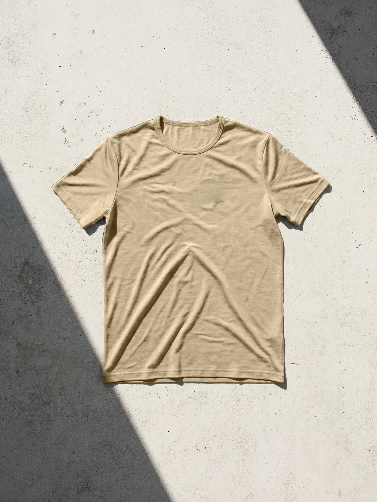PURE MERINO T-SHIRT Sable 