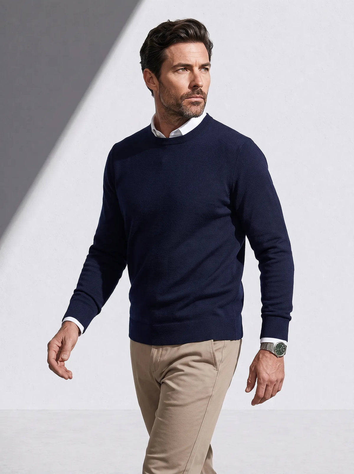MILANO MERINO PULLOVER Bleu chic  