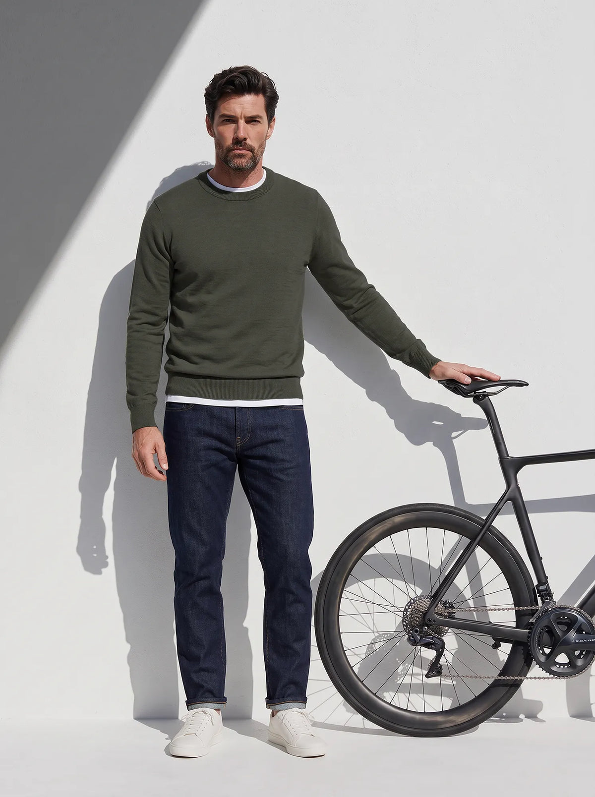 MILANO MERINO PULLOVER Kaki 