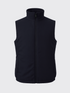 REVERSIBLE MERINO VEST Bleu Chic 