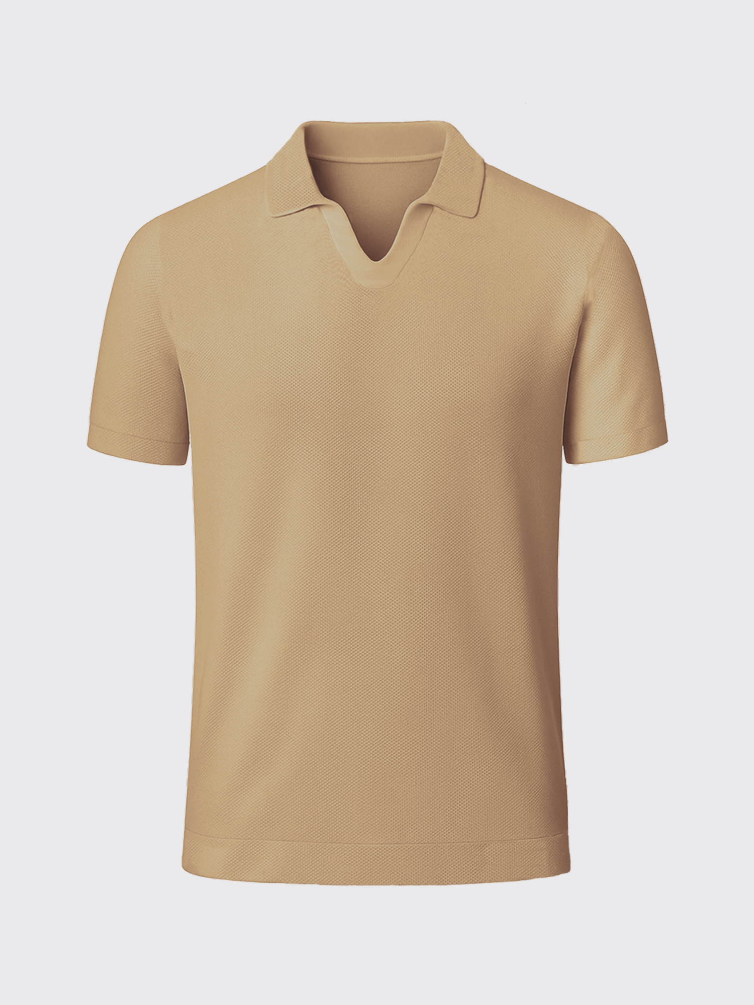 RIVIERA MERINO POLO Sable 