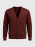 MERINO TENCEL CARDIGAN Bordeaux 