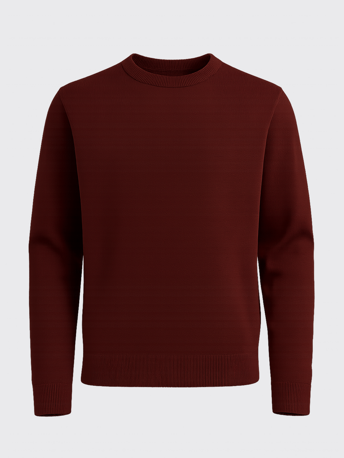 MERINO TENCEL PULLOVER Bordeaux 