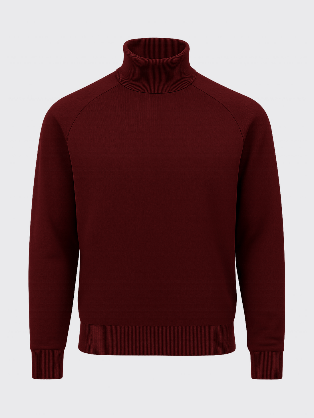 MERINO TENCEL TURTLENECK Bordeaux 