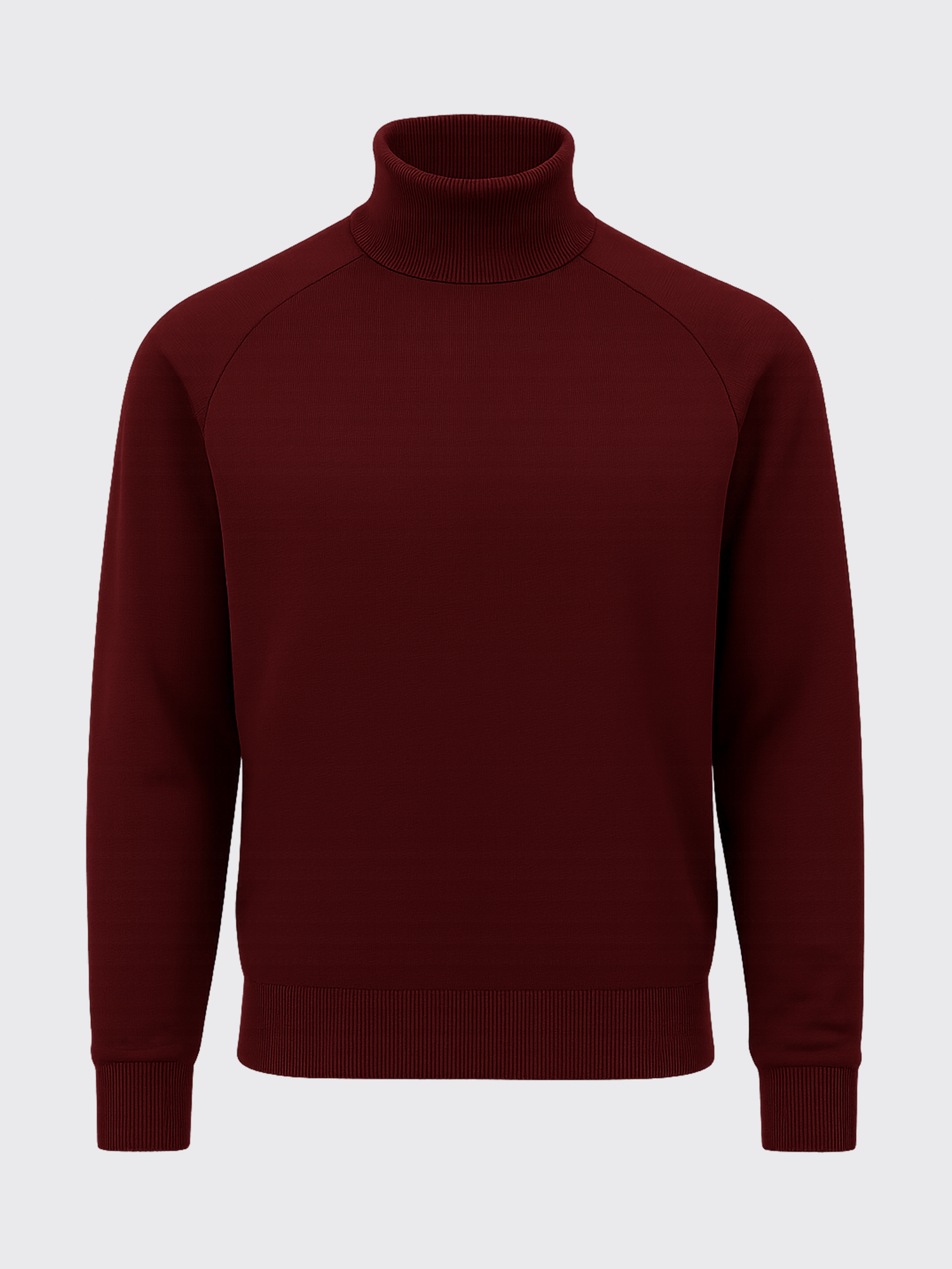 MERINO TENCEL TURTLENECK Bordeaux 