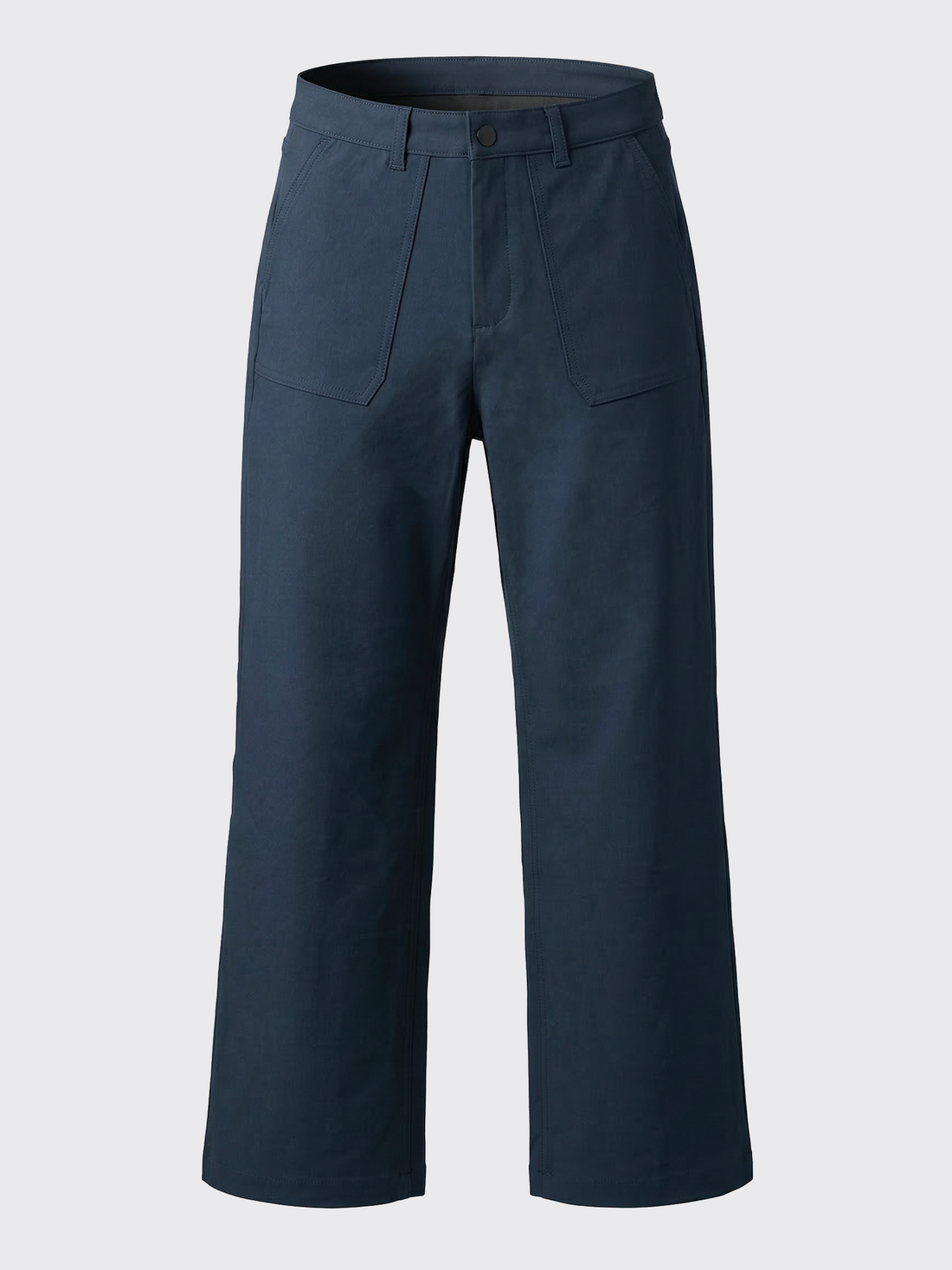 main out WOMAN CANVAS PANTS Bleu Gris 