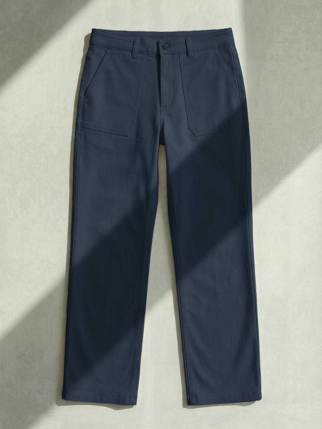WOMAN CANVAS PANTS Bleu Gris 