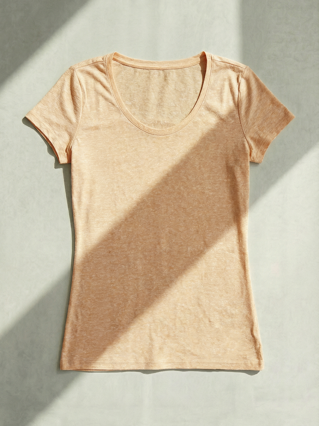 DRY HEMP WOMAN T-SHIRT Peach 