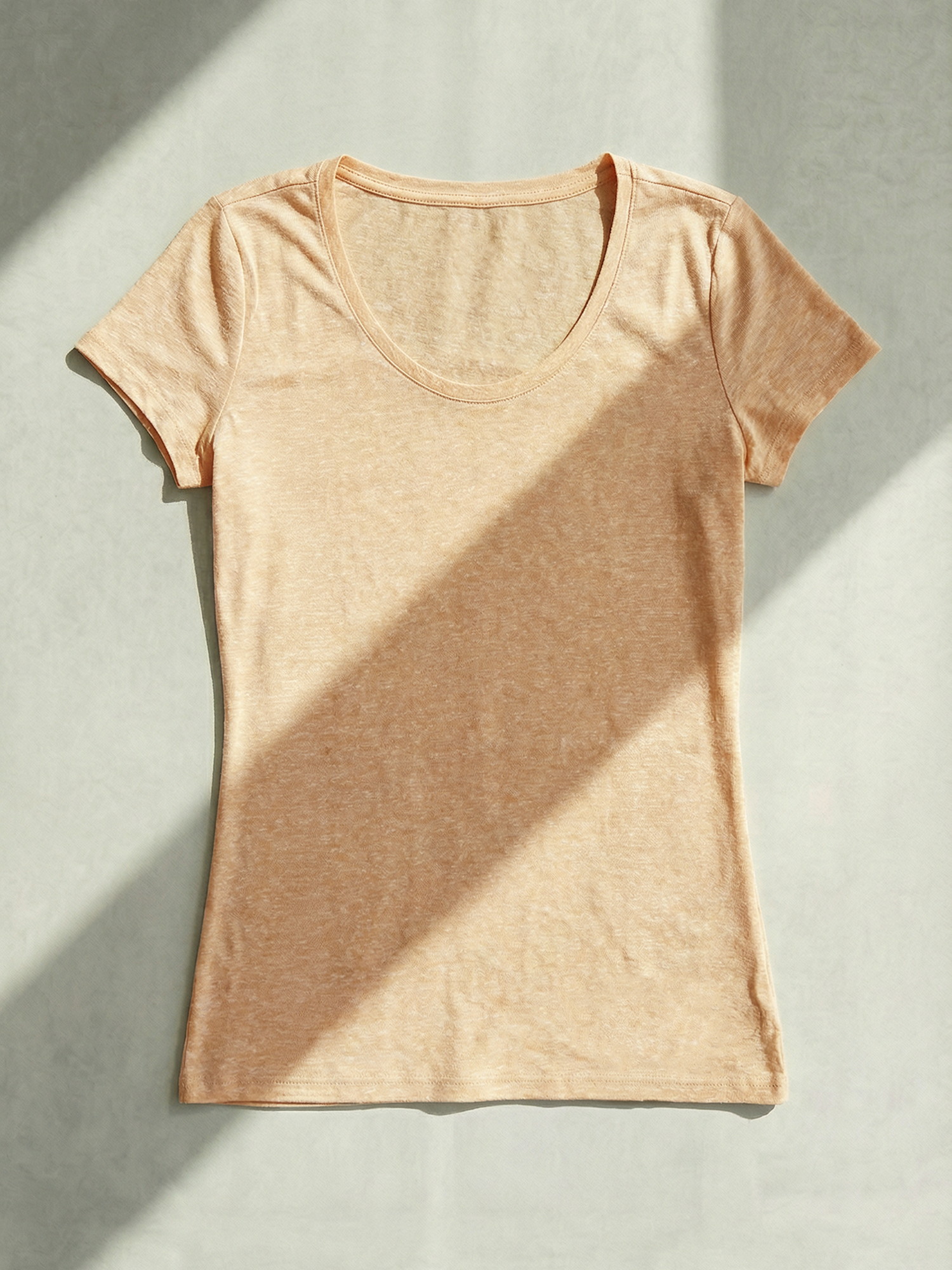 DRY HEMP WOMAN T-SHIRT Peach 