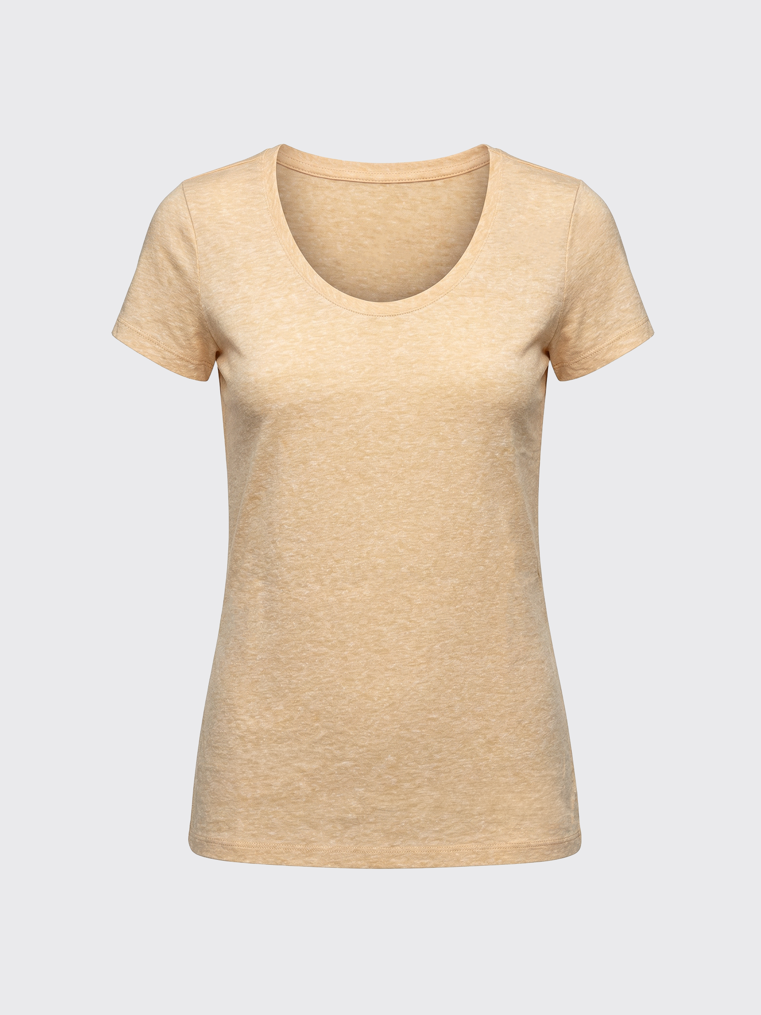 main out DRY HEMP WOMAN T-SHIRT Peach 