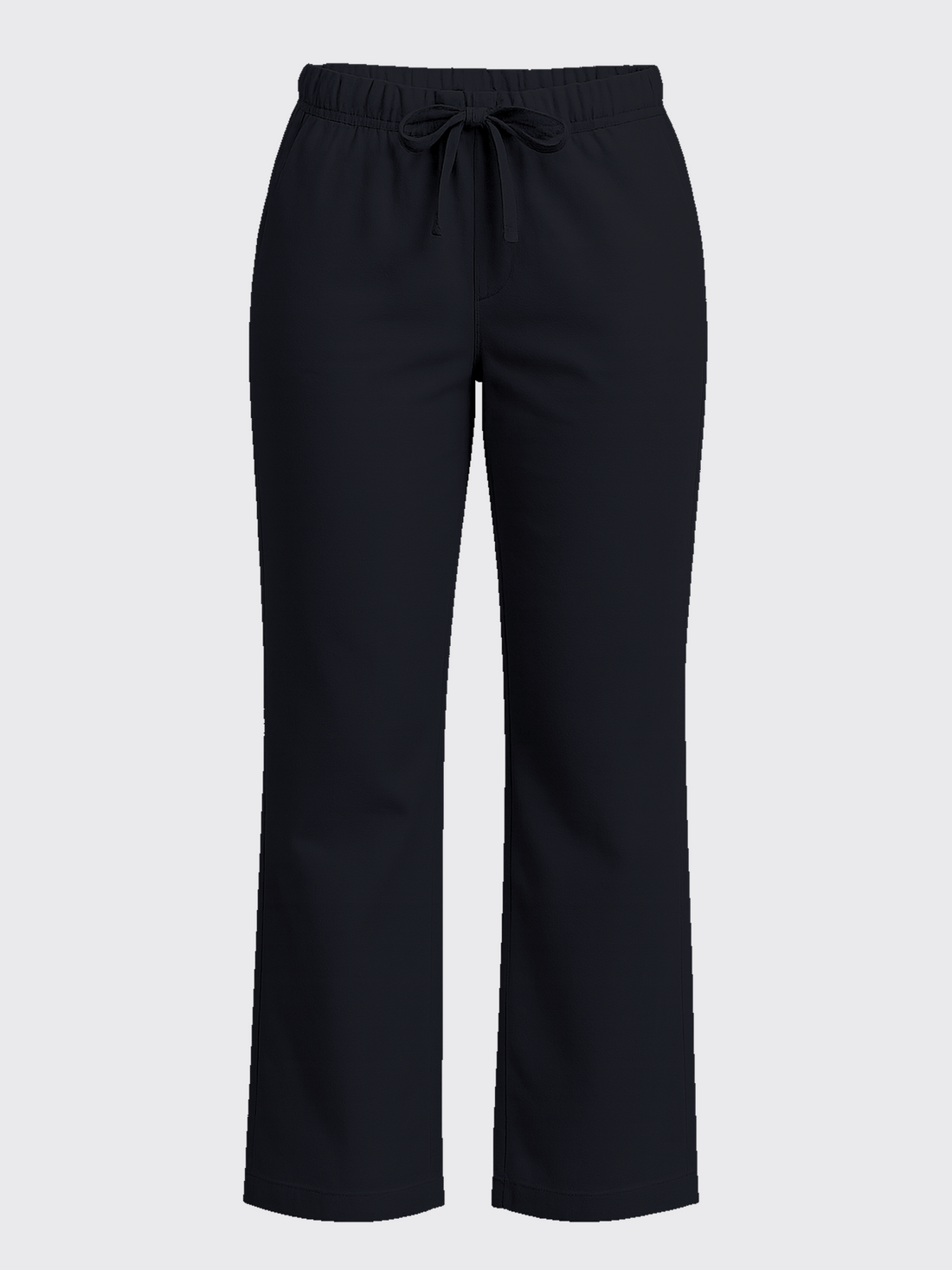 WOMAN HEMP PANTS Bleu Chic 
