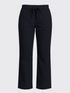 WOMAN HEMP PANTS Bleu Chic 