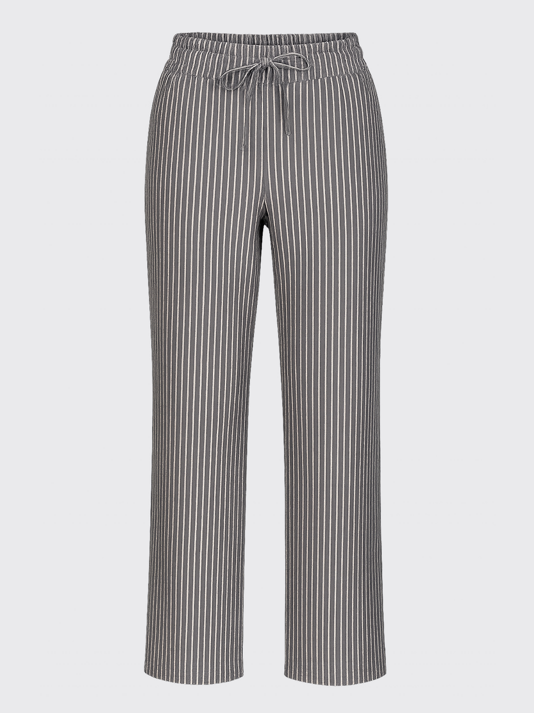 WOMAN HEMP PANTS Dark Stripes 